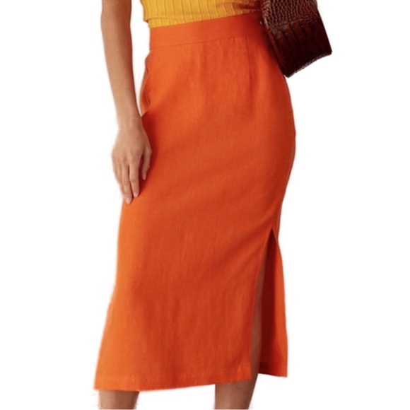 Simon Miller Dresses & Skirts - NEW SIMON MILLER ORANGE MIDI SKIRT